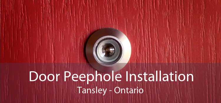 Door Peephole Installation Tansley - Ontario