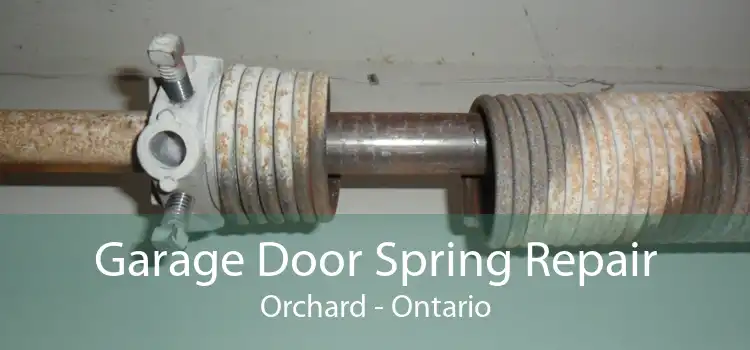 Garage Door Spring Repair Orchard - Ontario