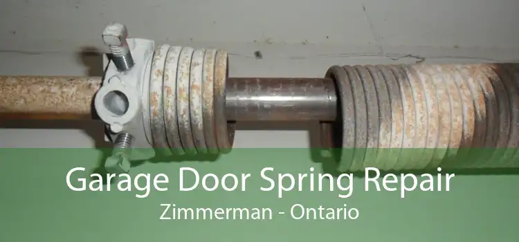 Garage Door Spring Repair Zimmerman - Ontario